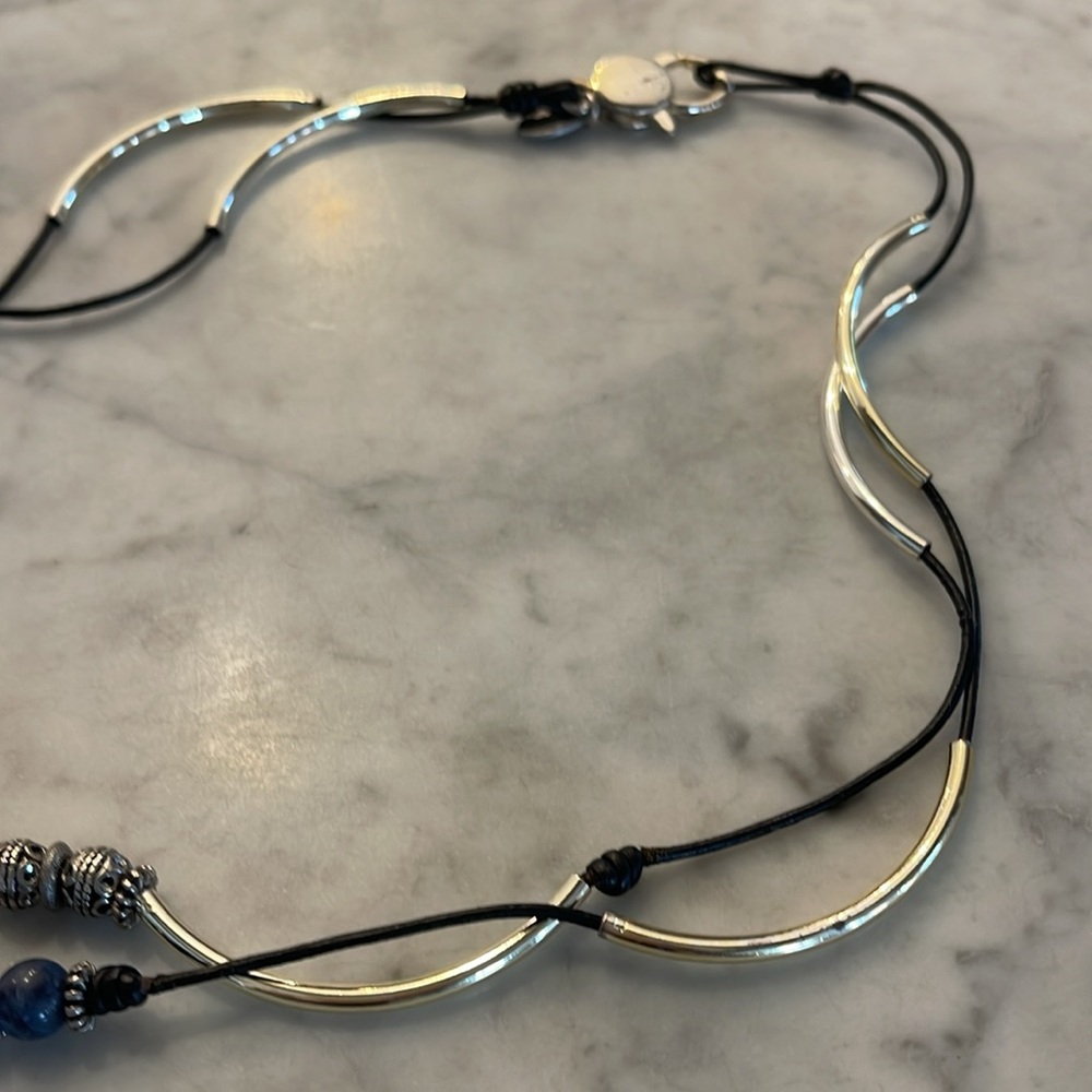 Lizzy James necklace and bracelet beaded and silver wrap - Picture 6 of 8